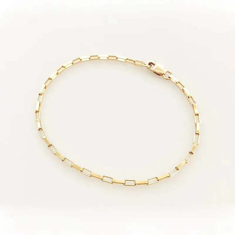 Gold Filled Chain Bracelet Handmade Jewelry Chucaessentials