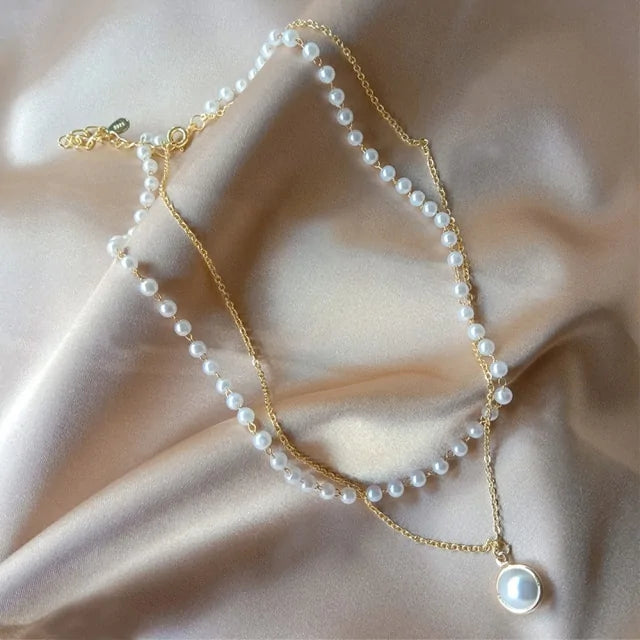 Pearl Choker Necklace Chucaessentials