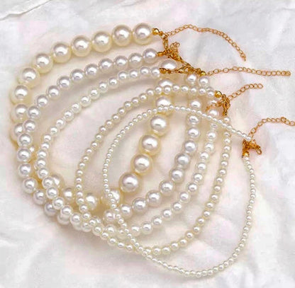 Elegant Pearl Necklace Chucaessentials