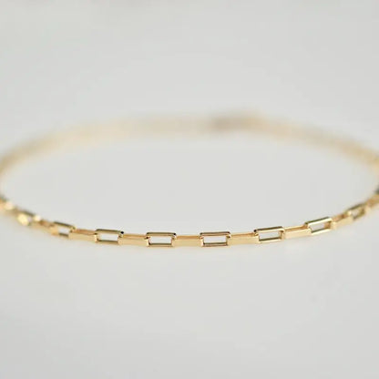 Gold Filled Chain Bracelet Handmade Jewelry