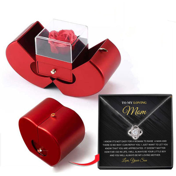 Luxury Four-Leaf Clover Necklace Gift Box Set Chucaessentials