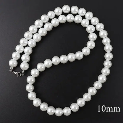 Handmade Imitation Pearls Necklace Set for Boys