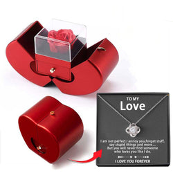 Luxury Four-Leaf Clover Necklace Gift Box Set Chucaessentials