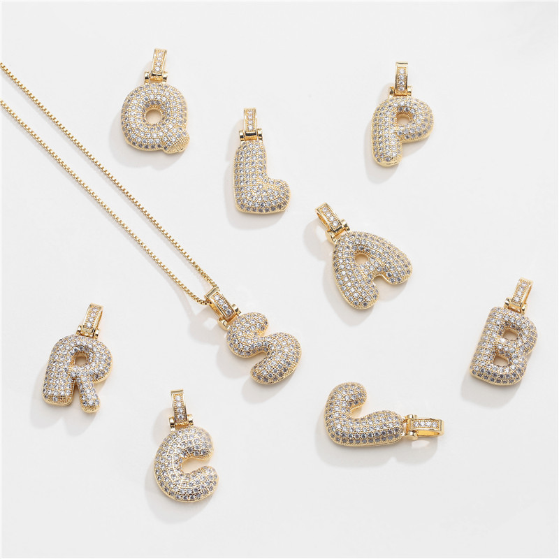 Personal 18K Gold Plated Initial Necklace.