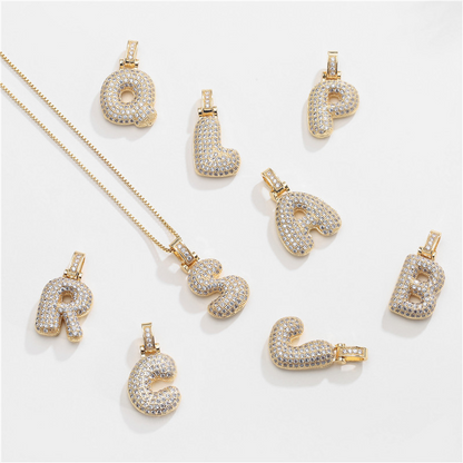 Personal 18K Gold Plated Initial Necklace.