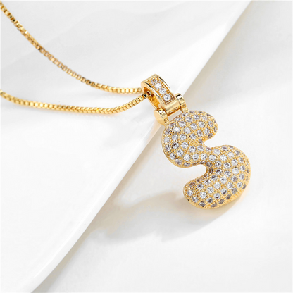 Personal 18K Gold Plated Initial Necklace.