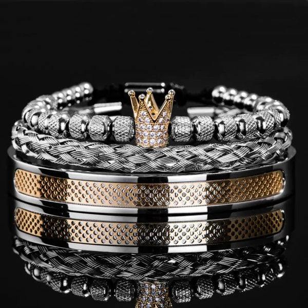 Men Crown Bracelets