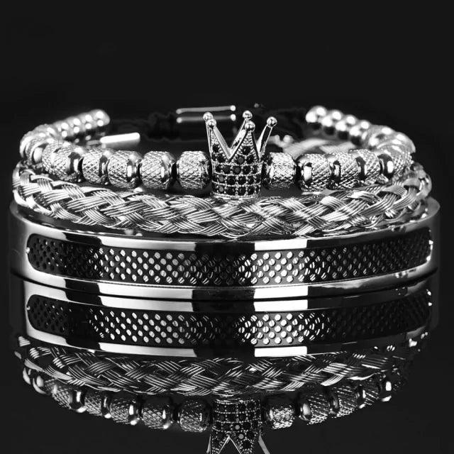 Men Crown Bracelets