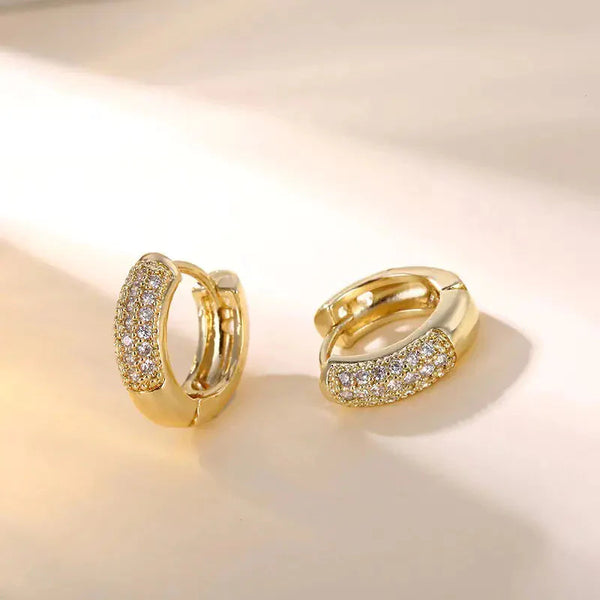 Neymar Luxe cubic zirconia stones Ear Studs.