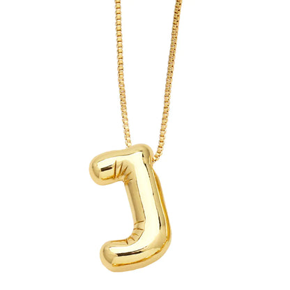 Minimalist 26 English Letters Pendant Necklace
