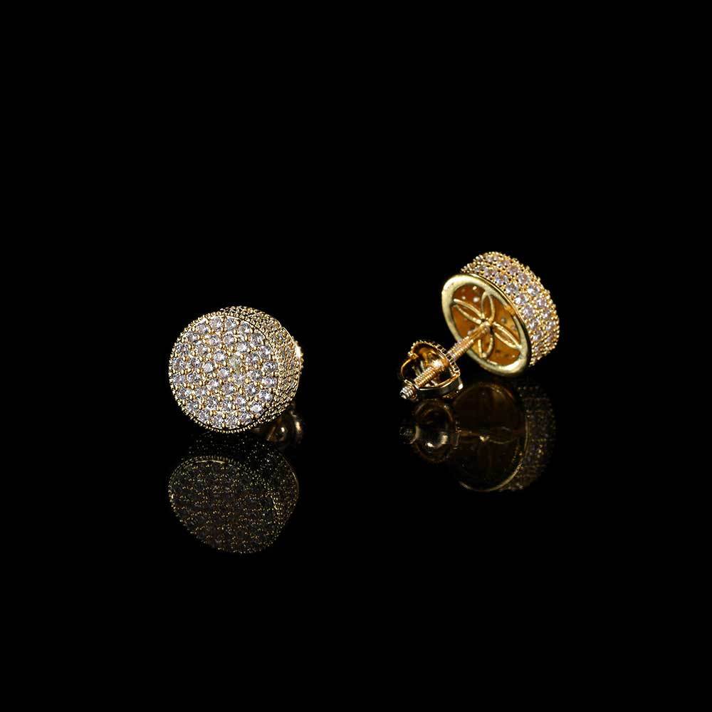 Urban Bling CZ Stud Earrings for Men. Chucaessentials