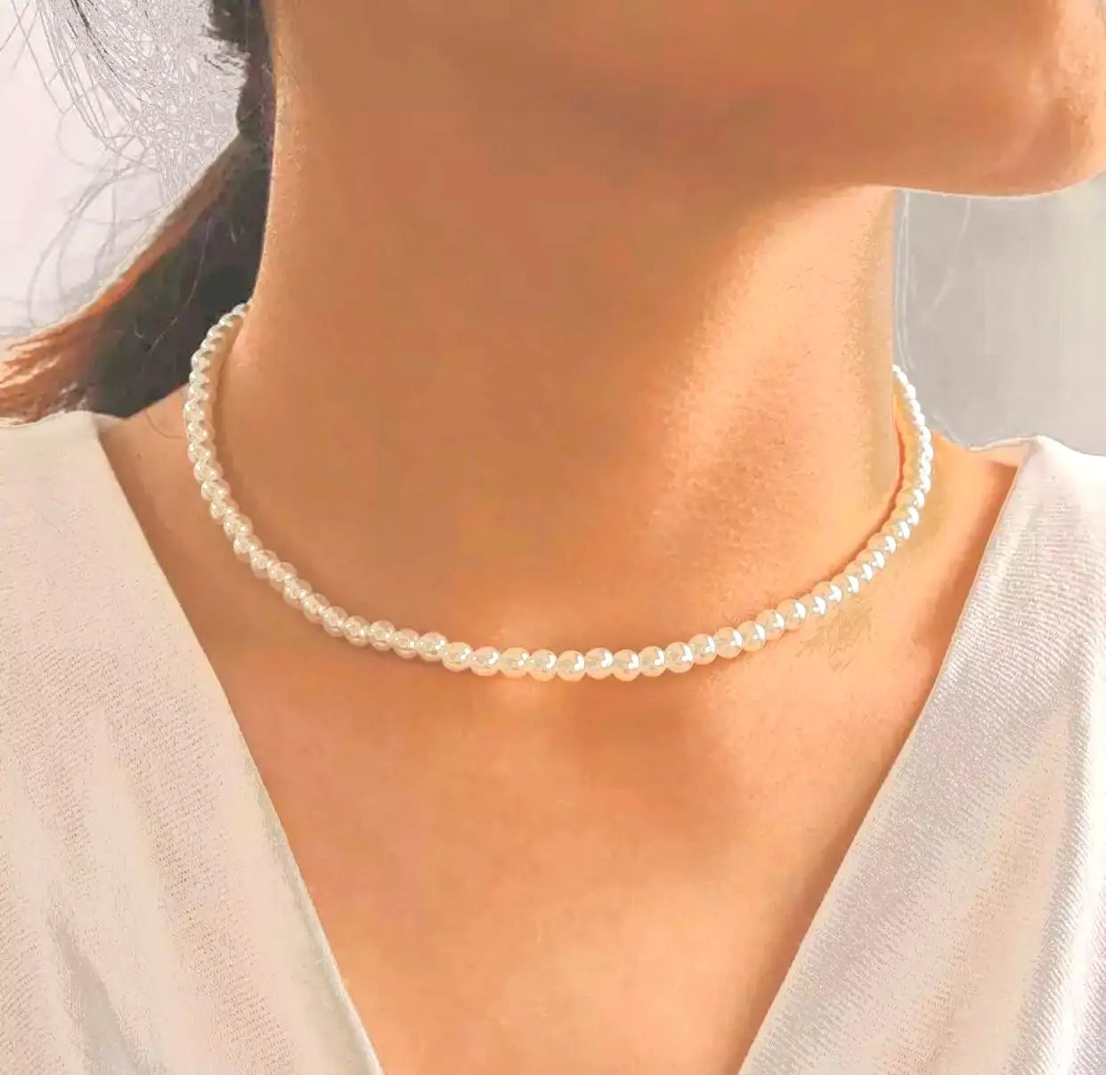 Elegant Pearl Necklace Chucaessentials