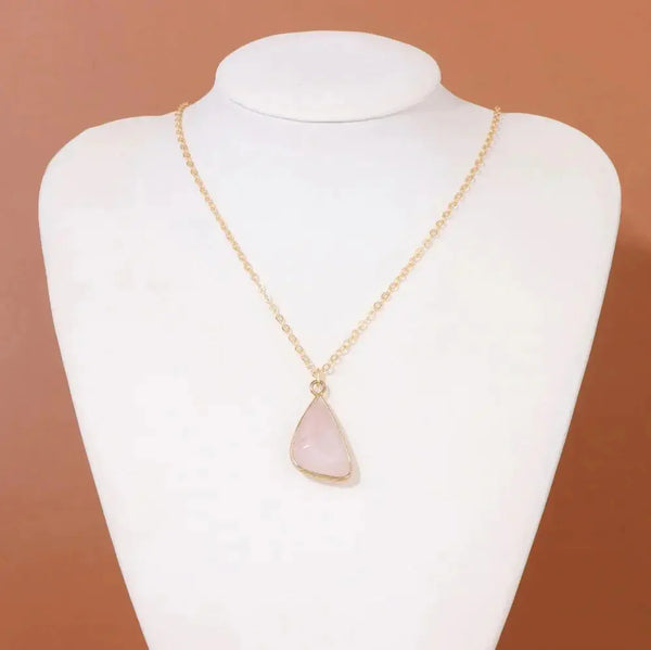 Rose Quartz stylish Necklace