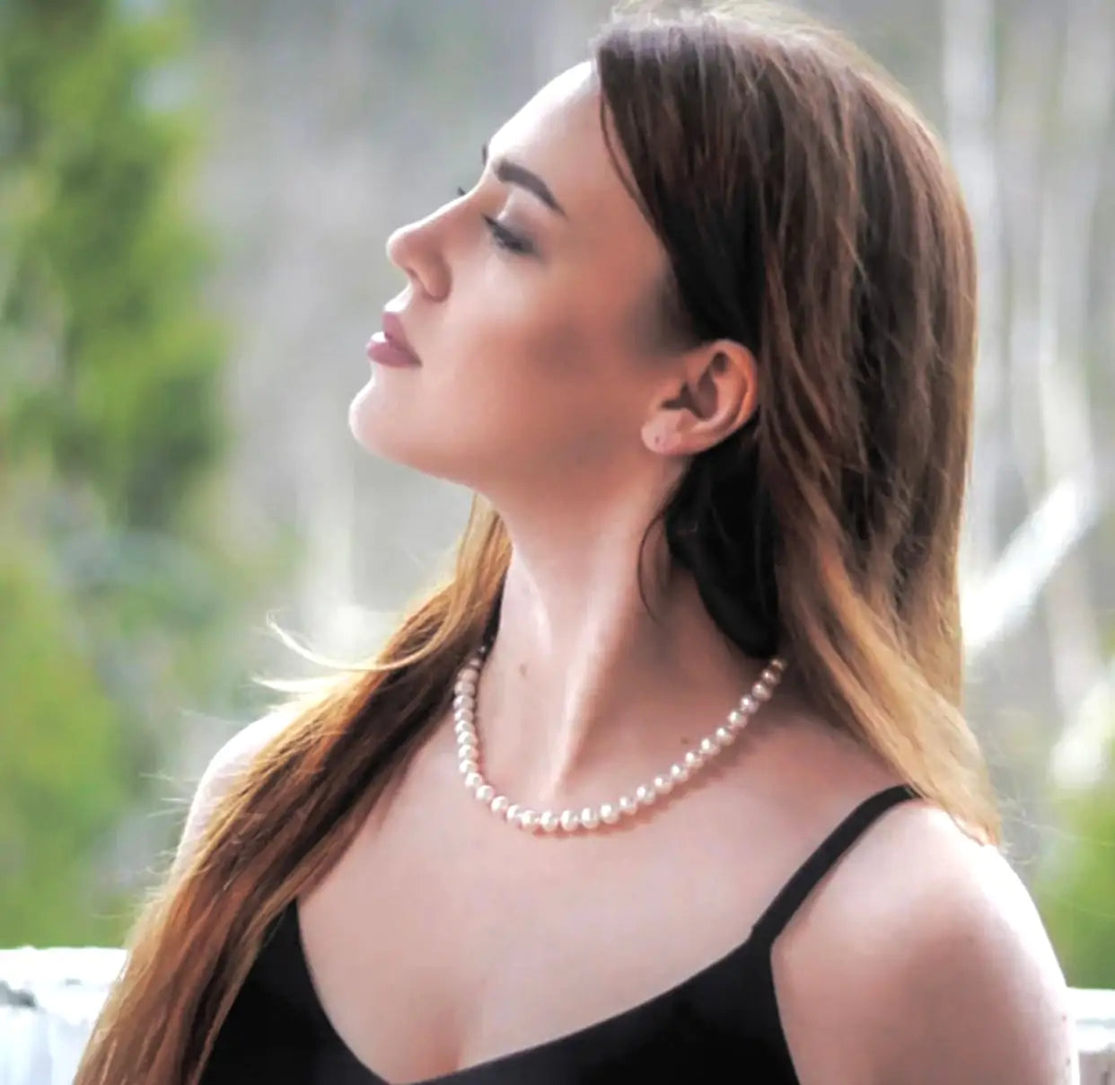 Elegant Pearl Necklace Chucaessentials