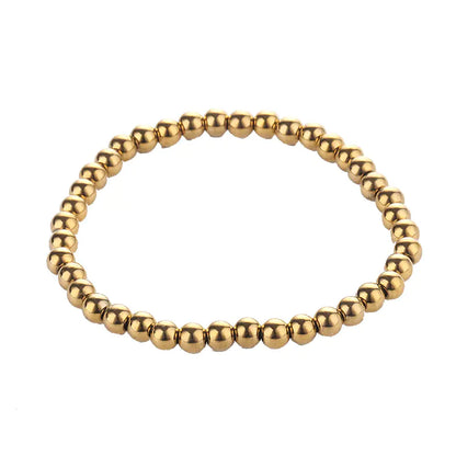 Fashionable Stainless Steel Bead Bracelet