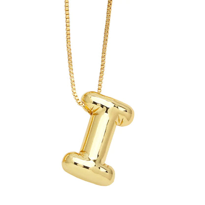 Minimalist 26 English Letters Pendant Necklace
